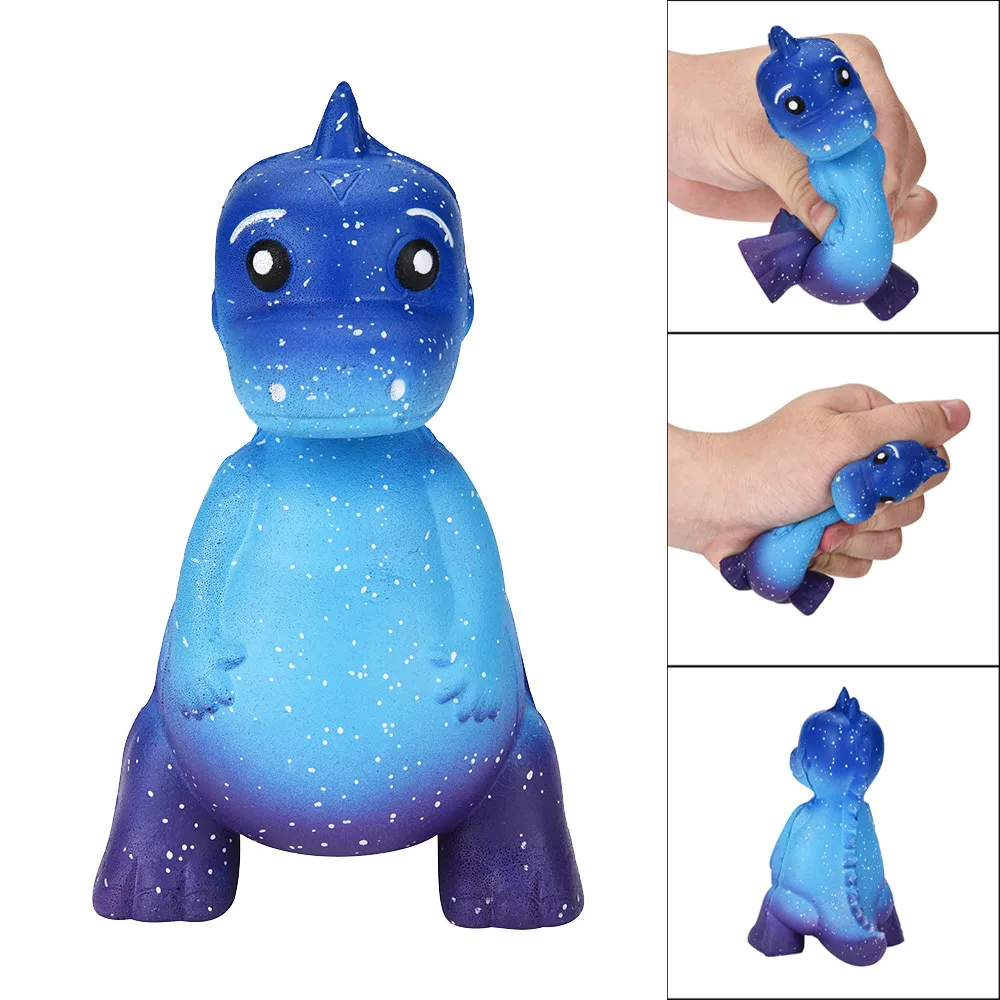 Мягкая игрушка 2019Top Hot Galaxy Dinosaur Rex Squishy Jumbo ароматический крем супер медленно поднимающийся squeetes Toys Juguetes De Los Ninos