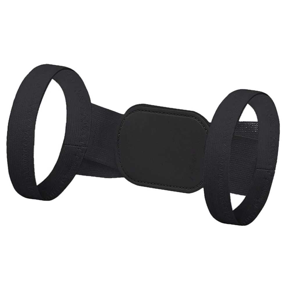 black Корректор осанки для спины и плеч, Корректор осанки для взрослых и детей, корсет для поддержки позвоночника, коррекционный пояс, коррекционный корсет THJ99 - Цвет: black