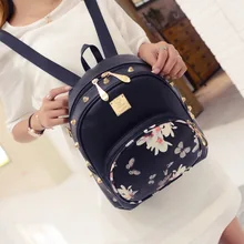 Классический импортный стильный женский рюкзак с заклепками женский корейский стиль Мода бабочка цветок двойной сзади