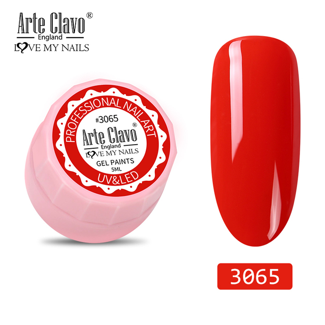 Clavo 5ML Painting Gel Nail Polish 72 Colors Gel Varnish Set For Manicure Top Base Coat Hybird Design of Nail Art Lacquer