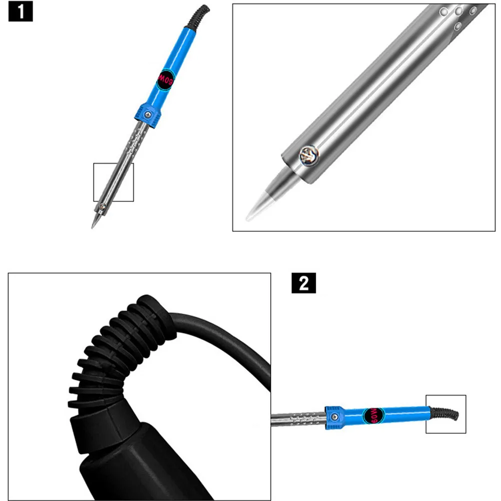 best soldering iron for electronics In-line Electric Soldering Iron 220v Welding Tool Heating Nib Welding 30/40/60W Repair Tool Heat Burner Solder Rework Station inverter arc welder