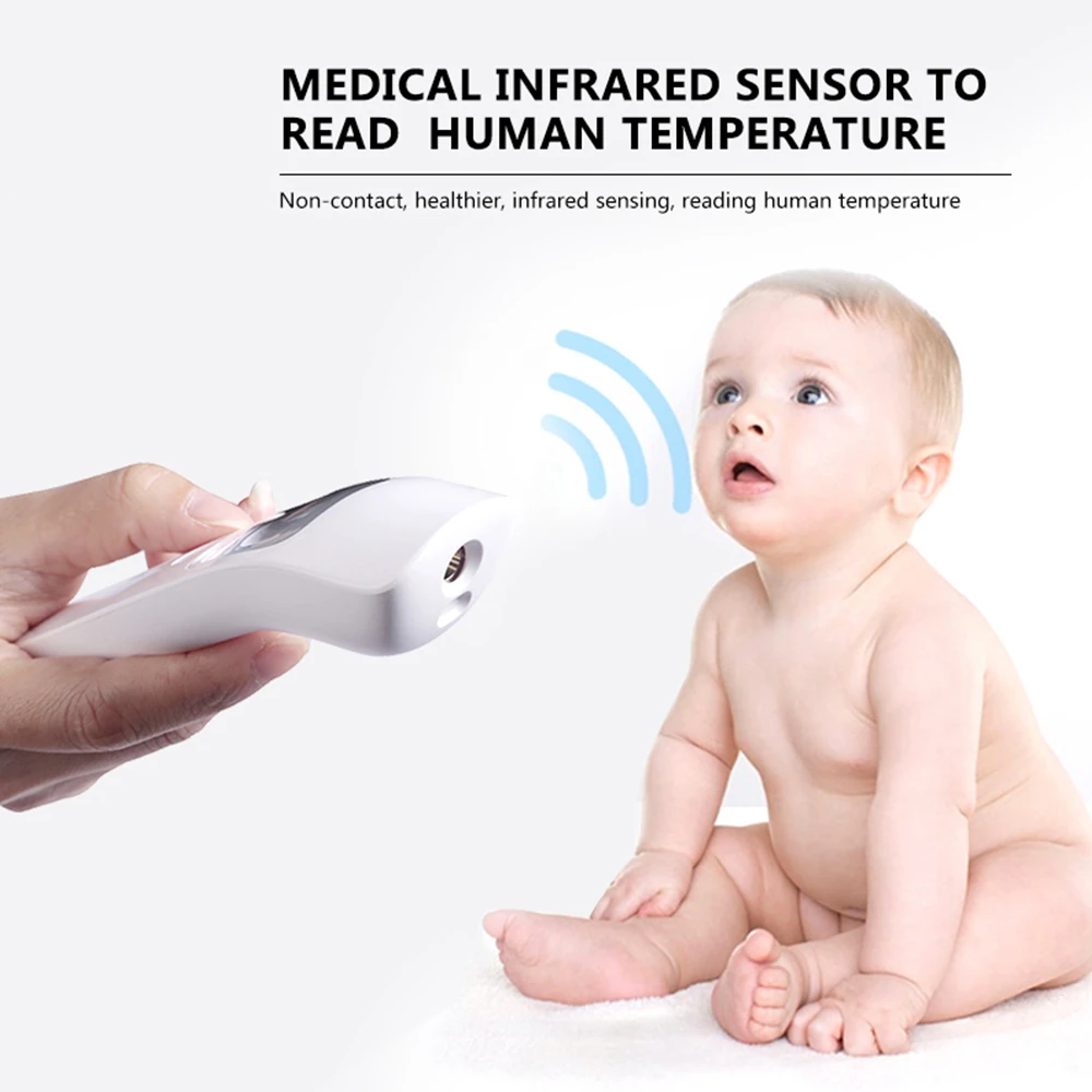 

Baby Digital IR Thermometer Hand-held Infrared Temperature Measure Thermometers Non Contact Fever Detector Measurement