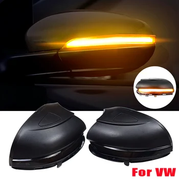 

LED Dynamic Turn Signal Light Side Mirror Indicator Blinker For Volkswagen VW GOLF 6 VI MK6 GTI R line R20 Touran