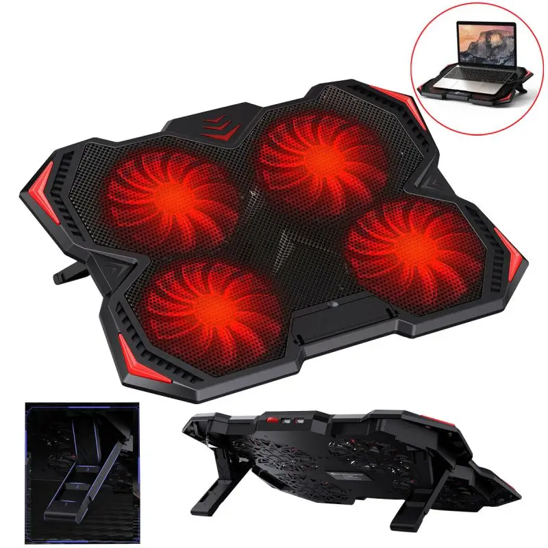 

Portable Compatible Practical 10-17 Inches Gaming Laptop USB Fan Cooler Dual USB 3.0 Laptop Cooling Pad