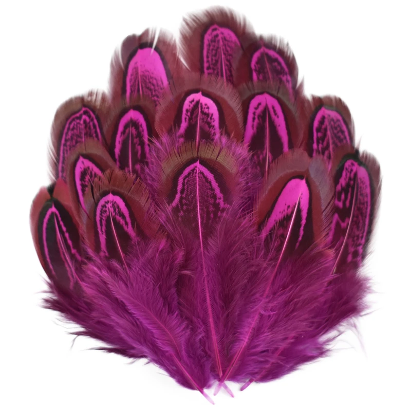 Pheasant Feathers 20Pcs/Lot Colorful Pheasant Feathers 3-7cm for Crafts Jewelry Creation Handicraft Accessories