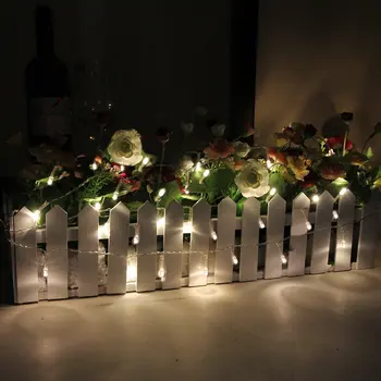 

100pcs 2M 20 LED or 3M 30 LED Battery Operated LED String for Xmas Garland Party Wedding Show Decoration mini shiny Fairy string