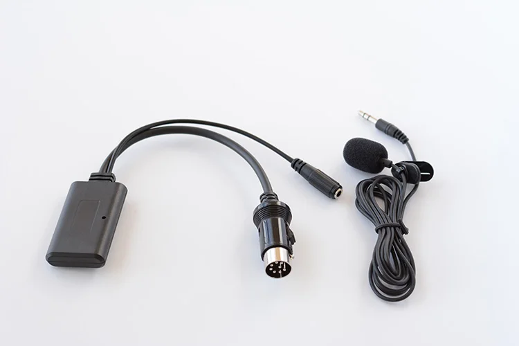 Автомобильный Bluetooth AUX адаптер Беспроводной аудио Телефонный звонок хэндс-фри микрофон для AlpineKCM-123B/M-BUS 9501 9503 9823 9825 8Pin AUX