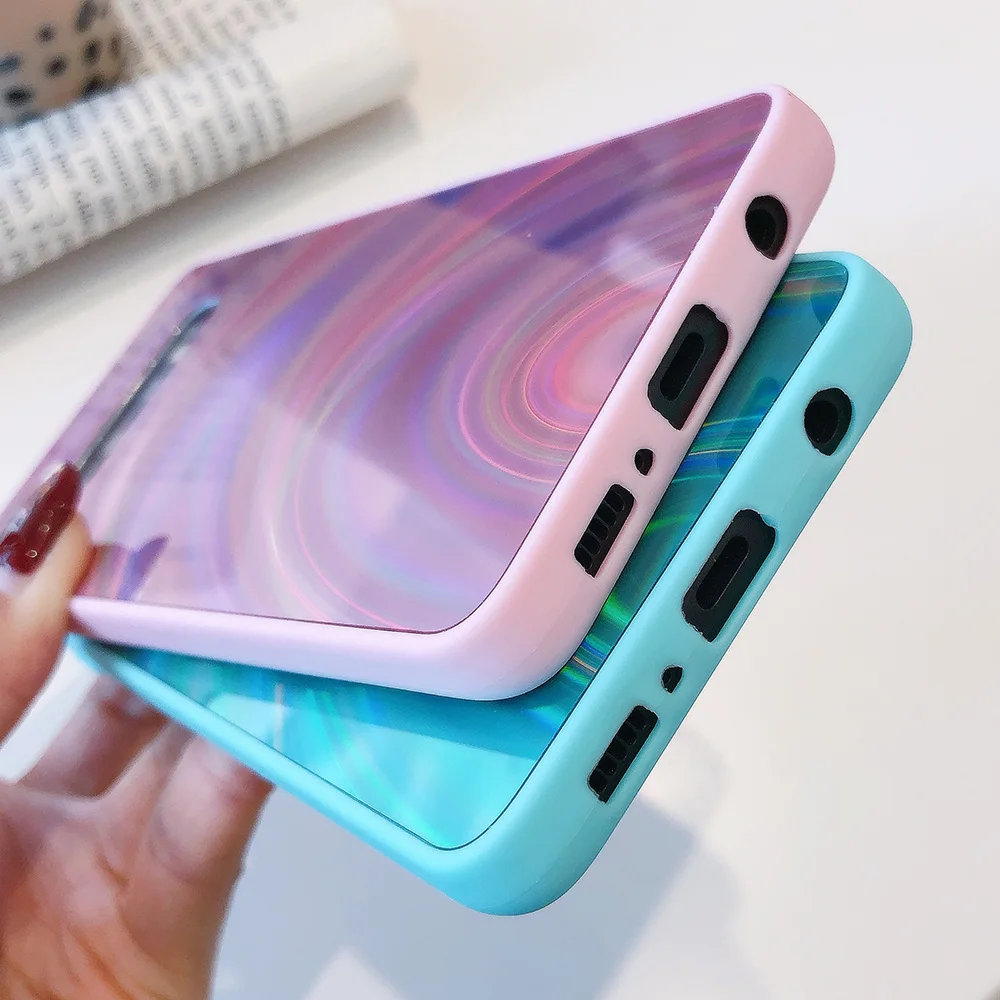 3D радужный блестящий чехол для Samsung Note 20 S20 + S10 S9 S8 A11 A51 A21S A50 M30S 10 Pro Чехлы