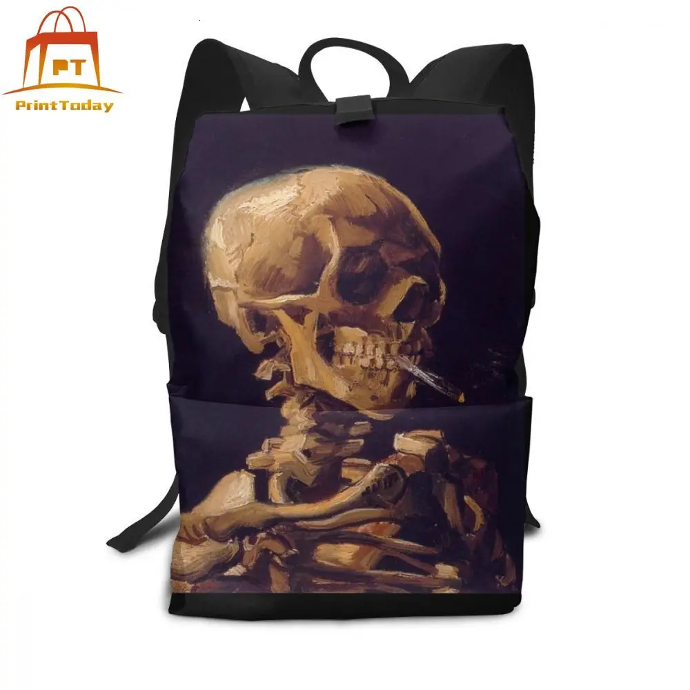 

Pp Bones Skull Head Rivet Double Shoulder Backpack Pp Bones Skull Head Rivet Double Shoulder Backpacks Teen Trend Bag Bags
