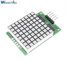 Diymore 8x8 kwadratowa matryca czerwony wyświetlacz led moduł punktowy 74HC595 moduł napędu czerwone piksele dla arduino uno R3 MEGA2560 Raspberry Pi