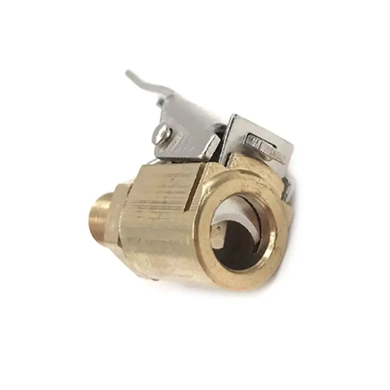 

Car Truck Metal Tyre Tire Inflator Valve Air Pump Charging Clip Nozzle Chuck