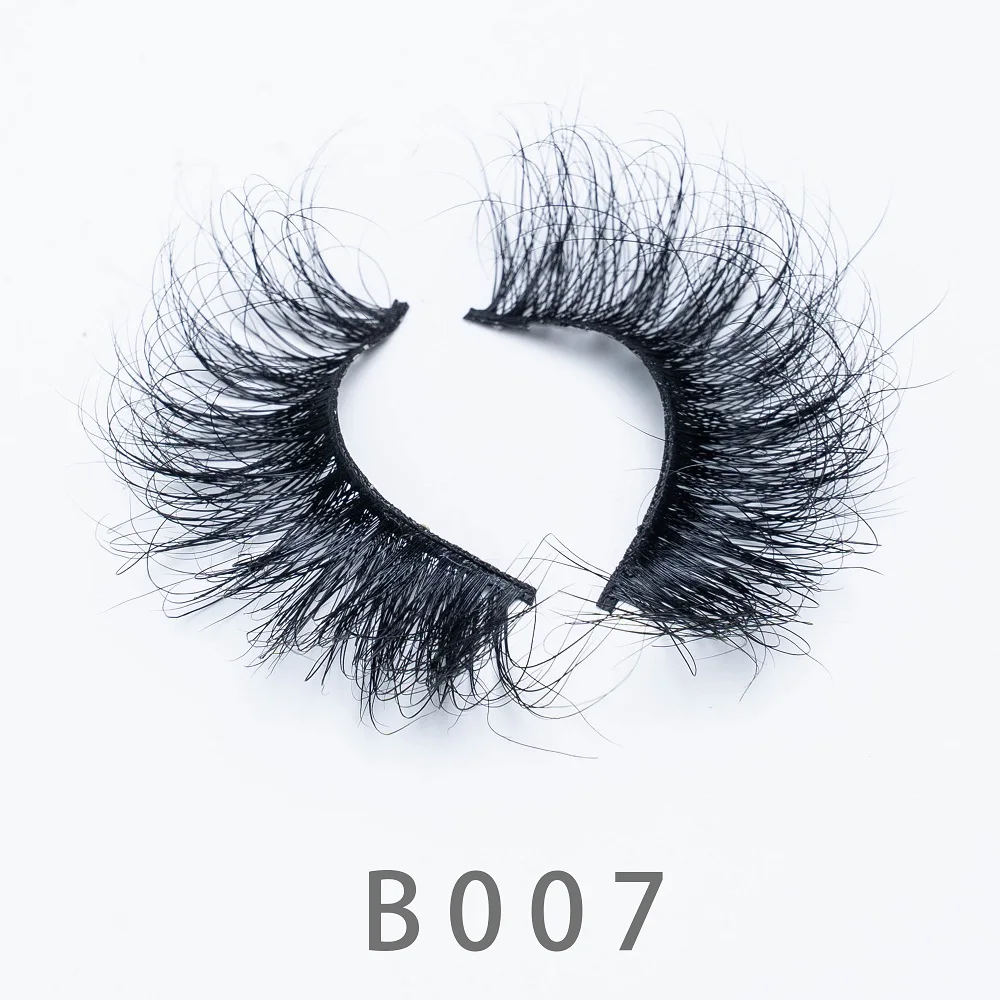 

25mm B7 5D Soft Mink False Eyelashes Handmade Wispy Fluffy Long Lashes Natural Eye Extension Makeup