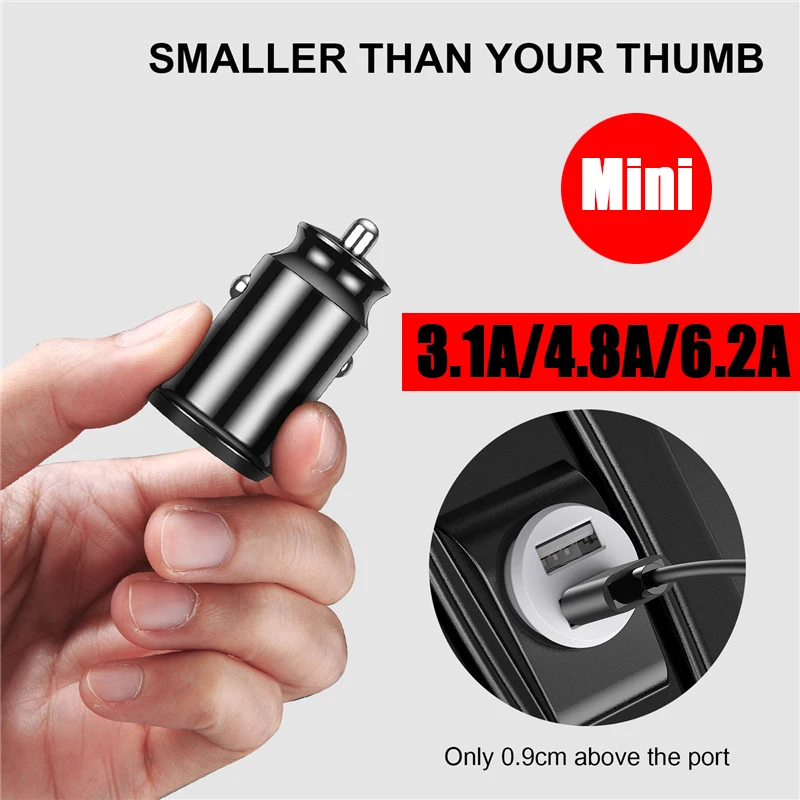 

Hidden USB Car Charger Fast Charge USB Car Mobile Phones USB Charger for iPhone 11 12 Pro Max Samsung Galaxy Note 10 Redmi K30s