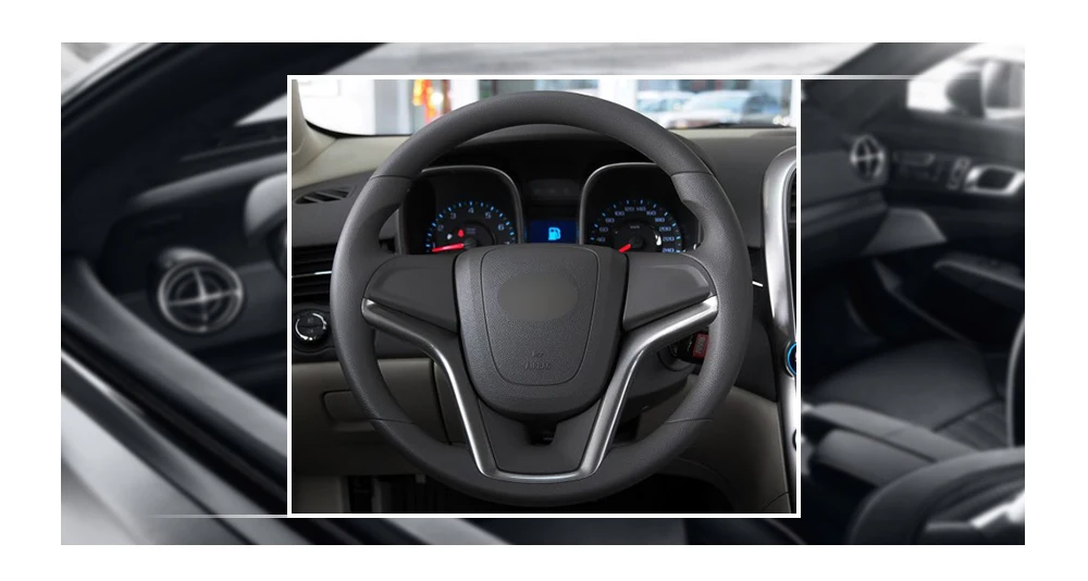 Черный PU искусственная кожа Чехлы рулевого колеса автомобиля для Chevrolet Malibu 2011- вольт 2011
