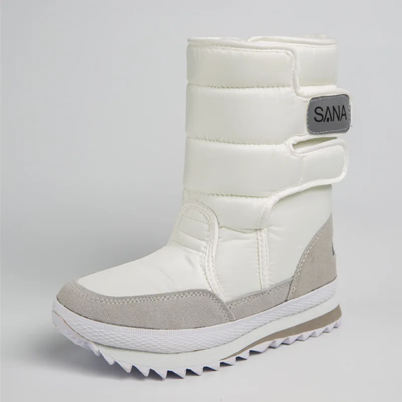 Najtaniej Dwayne damskie śniegowce wodoodporne ciepłe pluszowe buty antypoślizgowe śniegowce Botas de mujer Botas de invierno de mujer plus rozmiar