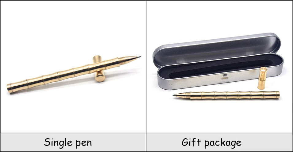 CCCAGYA C015 бизнес-гелевая ручка 0,5 мм Золотая латунная Шариковая ручка для металлических подарков медная ручка канцелярские принадлежности для офиса и школы