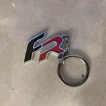 

1Pc Car Metal Logo Keychain Seat Leon Ateca Arona Ibiza Ford Focus ST Opel for Keyring Key Ring Holder Universal
