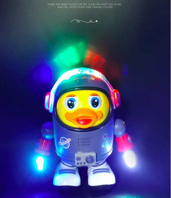 Dancing Toy Space Duck Kids Music Toys Duck Light Singing For Kids 2 3 4 6 years Musical Instrument Plaything Electric Funny Toy 3