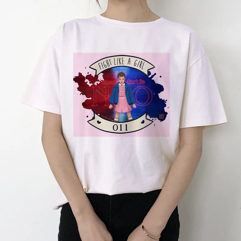 Странные вещи 3 футболка женская новая футболка Eleven Готическая женская одежда хип хоп Femme уличная забавная мультяшная каваи - Цвет: 21089