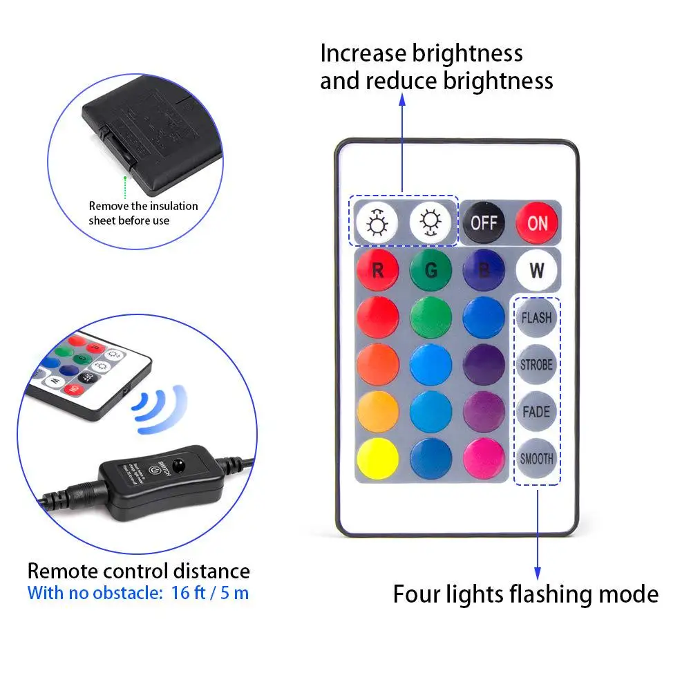 Waterproof IP68 Lawn Light Color LED Aquarium Lights LED Diving Lights Rockery Spotlights Pool Light Diving Aquarium Spotlights