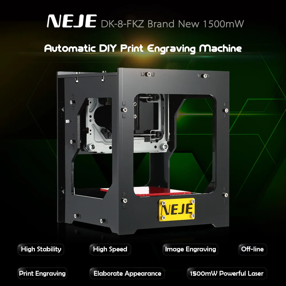 

Hot New 1500mW Mini USB cnc router Laser Engraver Carver Automatic DIY Print Engraving Carving Machine