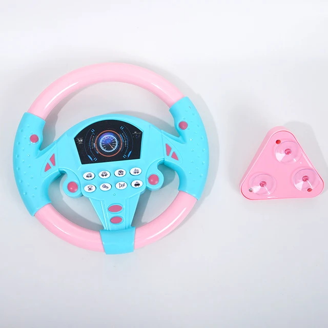 Simulation Steering Wheel with Light Early Education Sounding Toy For Kids 3