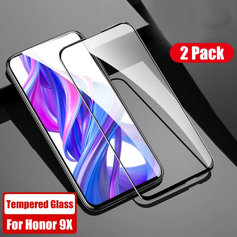 

2 PCS for Huawei Honor 9X Premium Tempered Glass Anti-Scratch Screen Protector Glass For Honor 9X Global Glass Film