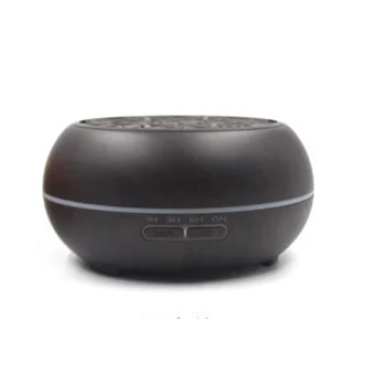 

ZIFENGZHILIAN 500ml Air Humidifier machine home flower Shape Oil diffuser wood grain Aromatherapy diffuser
