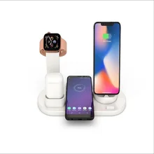 Watch Headphones Wireless charging Four in one charging stand for Apple Android type c