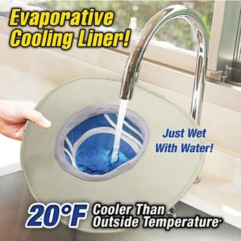 

Fishing UV Protection Heatstroke Ice Cooling Cap Summer Casual Sunscreen Cooling Hat Durable Keep You Cool Hiking Outdoor