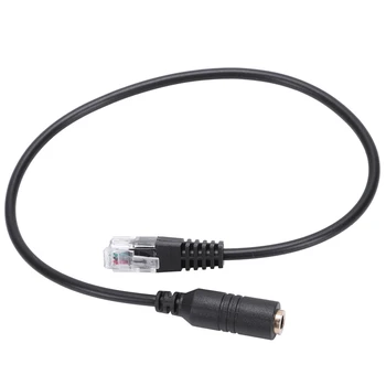 

3.5mm Plug Jack to RJ9 iPhone Headset to for Office Phone Adapter Cable