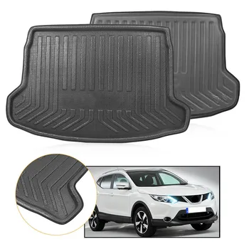 

Auto Rear Trunk Tray Cargo Boot Mat Liner Floor Carpet For Nissan Qashqai 2014 2015 2016 2017 2018 Car Accessories
