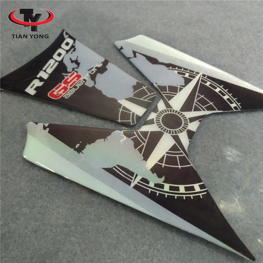 Черная декоративная защита мотоцикла для BMW R1200GS R1200 GS R 1200 3d наклейка на бак