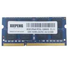 16GB 2Rx8 PC3L-12800S 8GB DDR3 1600MHz 4GB PC3L 12800 RAM portátil memoria para Lenovo ThinkPad Yoga 15 T560 L460 T460 portátil