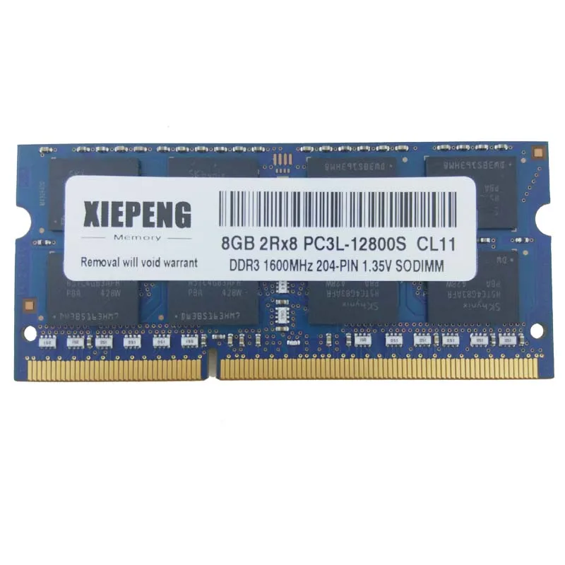Память для ноутбука Lenovo ThinkPad Yoga 15 T560 L460 T460 16 ГБ 2Rx8 8 DDR3 1600 МГц 4 Гб PC3L 12800