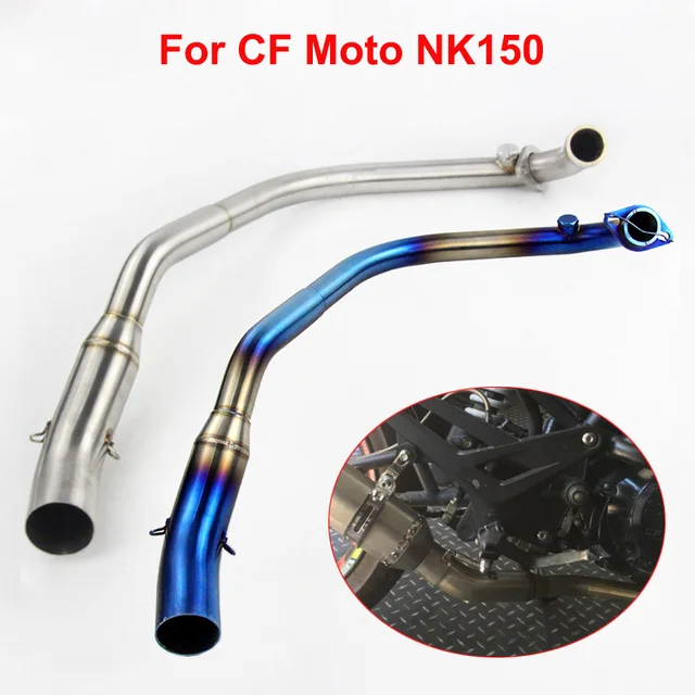 Slip for CF Moto NK150 Motorcycle System Exhaust Front Header Link Connect Pipe