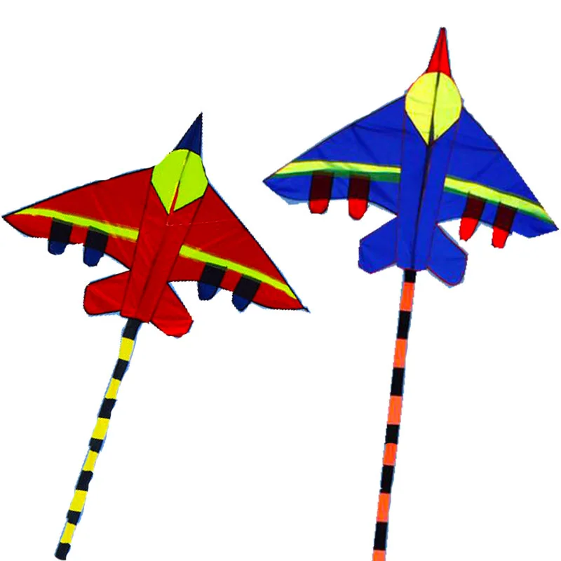 NEW 48 Inch Plane Kite Double Color Fighter Outdoor fun Sports Children's toys 