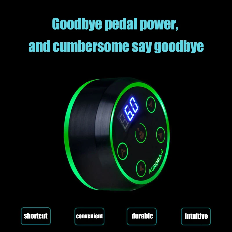 US $57.00 тату машинка блоки питания dermografo источник питания Блок питания bronc foot switch battery pedal fonte tattoo power supply