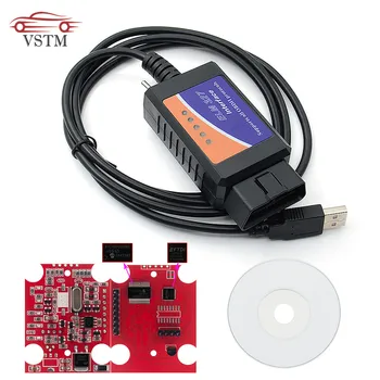 

2019 Mini ELM327 USB FTDI PIC18F25K80 Chip OBD2 Code Reader HS CAN/MS CAN switch ELM 327 Bluetooth Car OBD2 Diagnostic Tool
