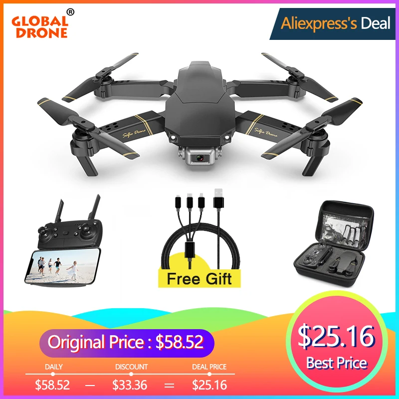 €23.0 57% de DESCUENTO|Global Drone EXA Dron con cámara HD 1080P en directo Video Drone X helicóptero RC pro FPV giroscopio Drones del Drone E58 E520-in Helicópteros RC from Juguetes y pasatiempos on AliExpress 