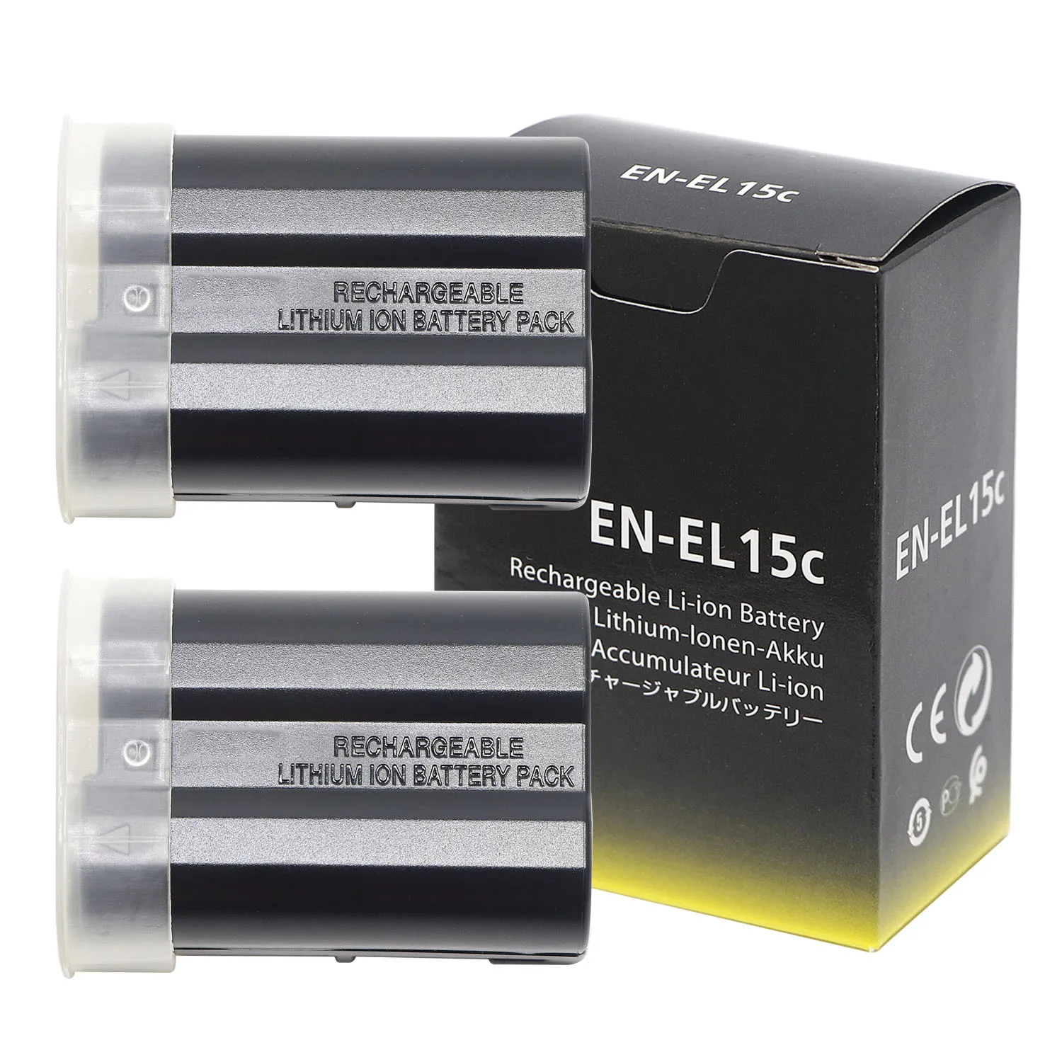 2Pcs High Quality EN EL15C EL15b 2280mAh Battery For Nikon Z5 Z6 Z6II