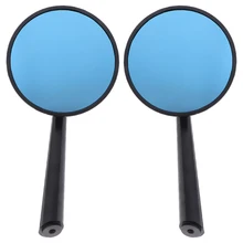 1 пара металлических универсальных мотоциклетных ручек заднего вида Боковые выпуклые боковые зеркала, 5 цветов