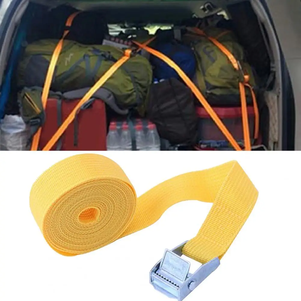 

300CM Ratchet Strap Durable Anti-corrosive High Density 250 Lbs Break Strength Cargo Strap for Truck