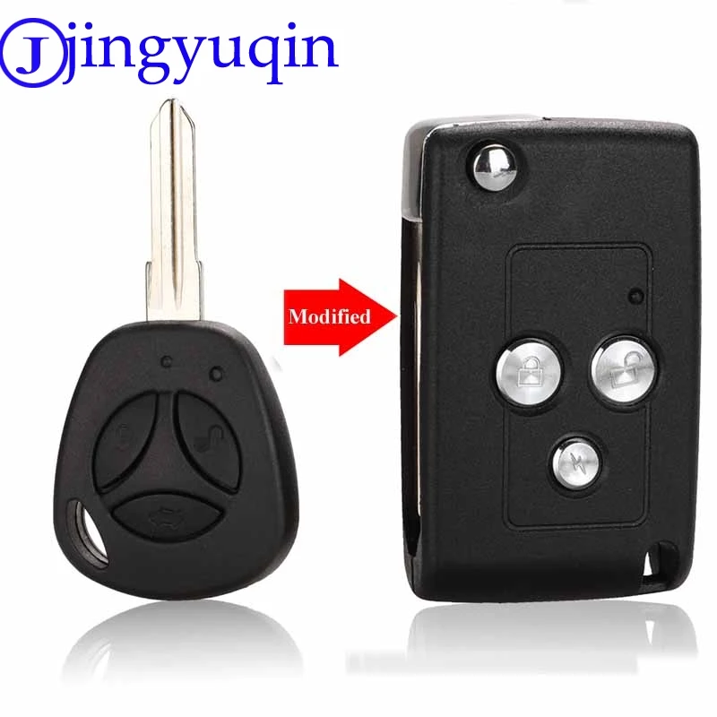 Jingyuqin 10p3 модифицированные откидные складные ключи для автомобиля лада приора