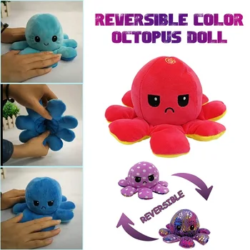 

1PC Double-sided Doll Plush Toy Doll Soft Pillow For Home Decoration Accessories Kawaii Toys For Children Halloween Dropshipping