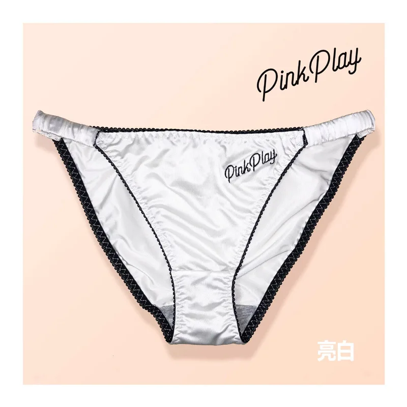 SP&CITY French Stain Texture Sexy Panties For Women Letter