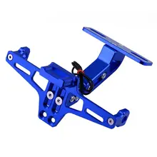 Регулируемый держатель номерного знака мотоцикла с ЧПУ светодиодный светильник кронштейн