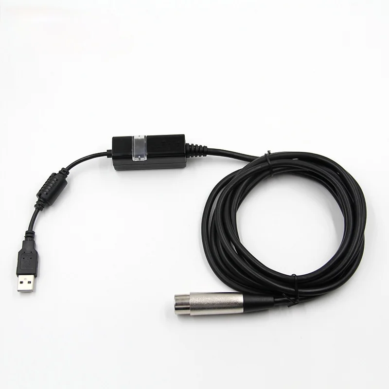 Кабель-адаптер USB папа-мама XLR для микрофона переходник кабеля студийный аудио