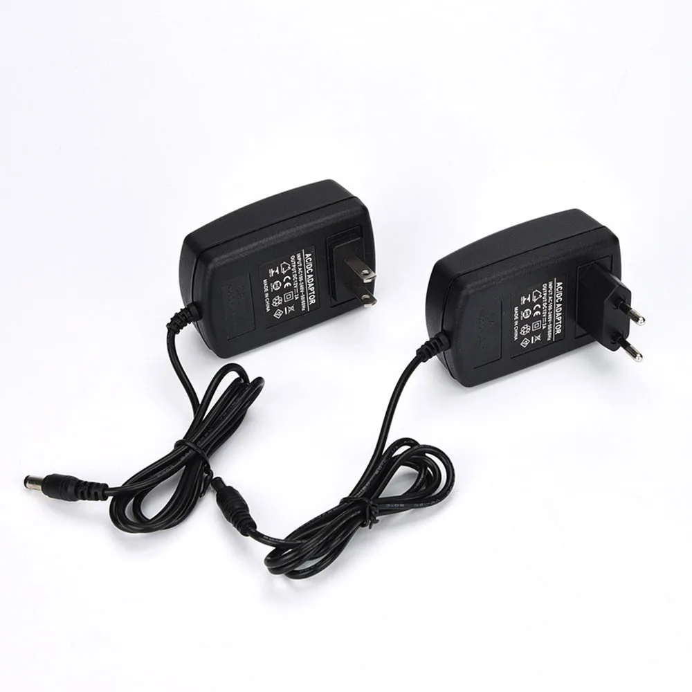 24 w ac/dc 12 v adaptador de alimentação eua ue plug para 5050 led