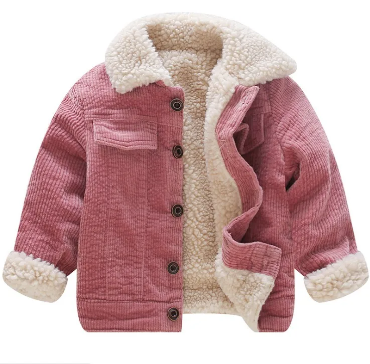 Теплая куртка для мальчиков ростом 80-100 см Новинка года; зимняя утепленная флисовая куртка детская зимняя одежда флисовое пальто для мальчиков